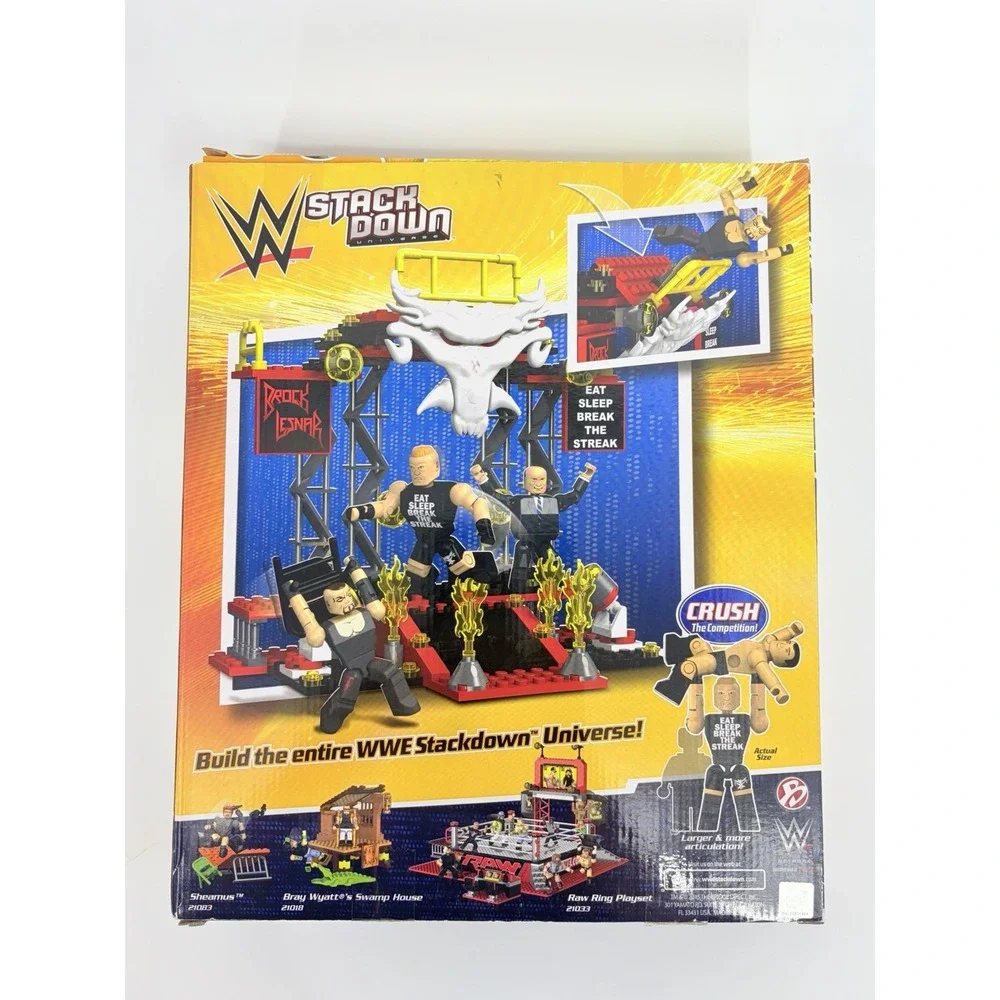 WWE C3 StackDown Brock Lesnar's Entrance Building Set 21077 Heyman Undertaker